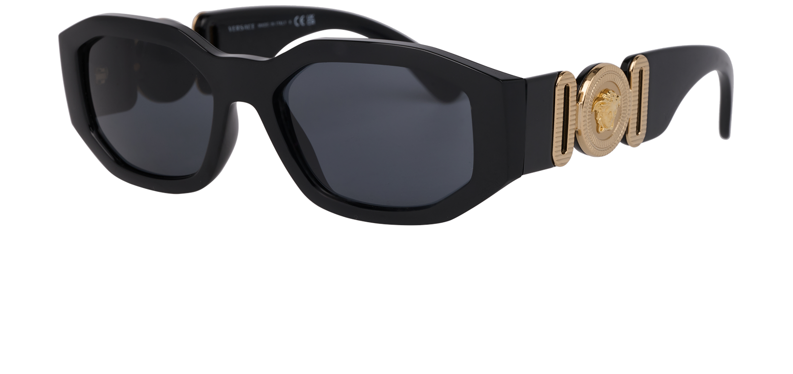 Versace Medusa Biggie Sunglasses, &pound;90, Accessories, Black, Bottom view