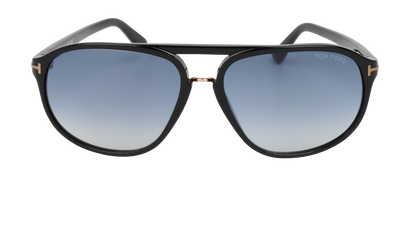 Tom Ford Jacob Sunglasses, &pound;180, Accessories, Black, Front view