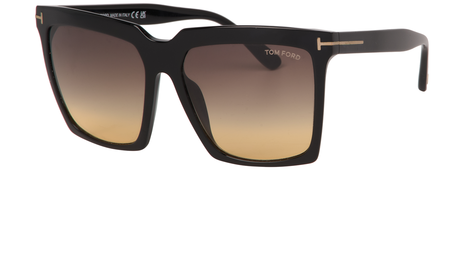 Tom Ford Sabrina 02 TF764 Sunglasses, &pound;150, Accessories, Black, Bottom view