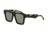 Gucci GG0962S Square Sunglasses, &pound;140, Accessories, Green, Bottom view