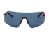 Prada SPSB50 Shield Sunglasses, &pound;150, Accessories, Black/Blue, Front view