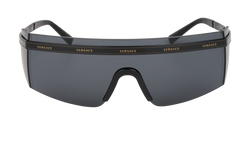 Versace MOD.2208 Shield Sunglasses, Acetate, Black, C/B, 3*