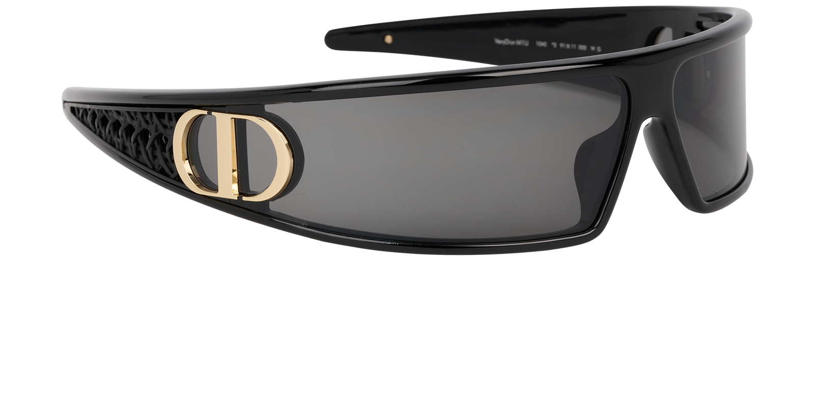 Christian Dior VeryDior M1U Mask Sunglasses, &pound;210, Accessories, Black, Side view
