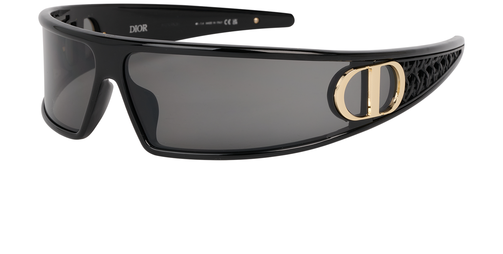 Christian Dior VeryDior M1U Mask Sunglasses, &pound;210, Accessories, Black, Bottom view