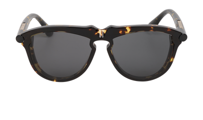 Burberry B4417-U Pilot Sunglasses, &pound;90, Accessories, Brown, Front view