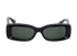 Gucci GG1528S Rectangular Sunglasses, &pound;150, Accessories, Black, Front view