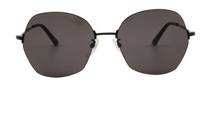 Balenciaga BB014S Rimless Sunglasses, front view