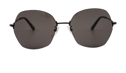 Balenciaga BB014S Rimless Sunglasses, Acetate, Black, C, 2*