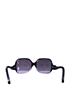 Balenciaga 008s Oversized Sunglasses, back view
