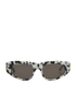 Balenciaga Dynasty D-Frame Sunglasses, front view