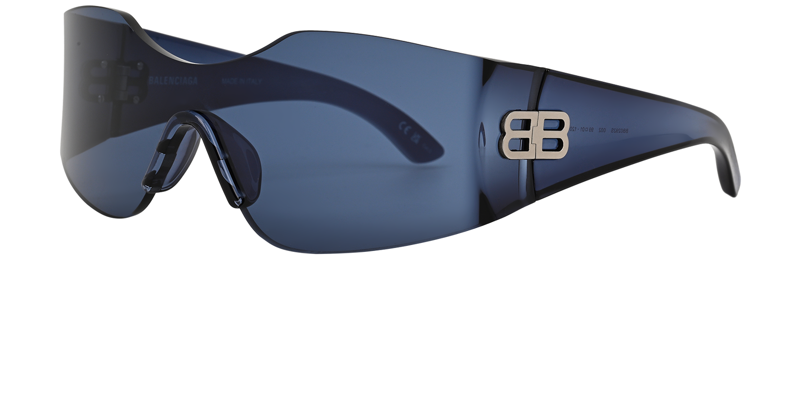 Balenciaga BB0292S Hourglass Sunglasses, &pound;190, Accessories, Blue, Bottom view