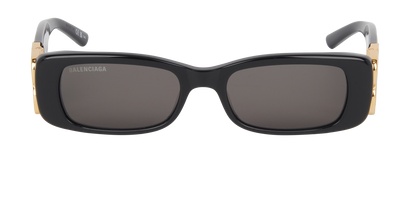 Balenciaga BB0096S Rectangle Sunglasses, front view