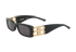 Balenciaga 0096S Rectangle Sunglasses, bottom view