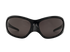 Balenciaga BB0252S Skin XXL Cat Sunglasses, £150, Accessories, Black, Front view