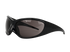 Balenciaga BB0252S Skin XXL Cat Sunglasses, £150, Accessories, Black, Bottom view