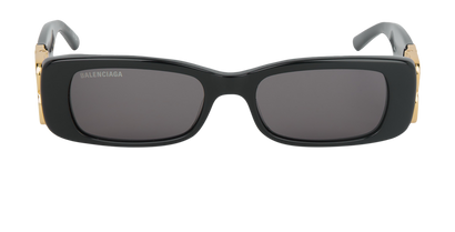 Balenciaga BB0096S Rectangle Sunglasses, front view