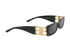 Balenciaga BB0096S Rectangle Sunglasses, side view