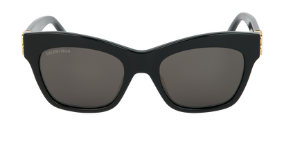 Balenciaga BB132S Logo Hinge Sunglasses, front view
