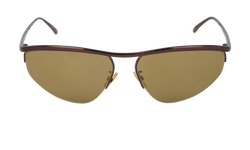 Bottega Veneta BV1091S Cat Eye Sunglasses, Metal, Bronze, C, 3*.