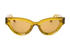 Bottega Veneta BV1249S Cat Eye Sunglasses, &pound;120, Accessories, Yellow, Front view