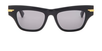 Bottega Veneta Mitre Cat Eye Sunglasses, &pound;180, Accessories, Black, Front view