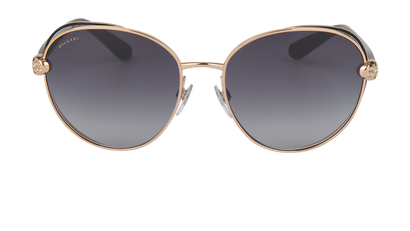 Bulgari 6087-B Snake Sunglasses, front view