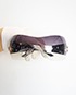 Bvlgari 652-B Crystal Flower Shield Sunglasses, front view
