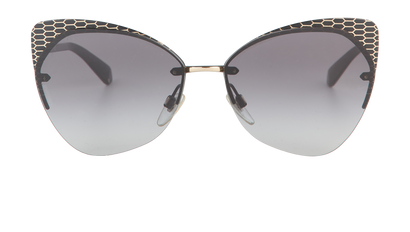 Bulgari 6096 Sunglasses, &pound;90, Accessories, Black, Front view