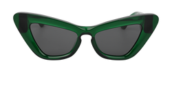 Burberry B4421-U Cat Eye Sunglasses, Acetate, Green, 1*