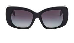 Burberry B4410 Logo Sunglasses, Acetate, Black, MII, B/C/DB, 3*