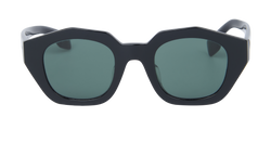 Burberry B4288F Asymmetric Sunglasses, Acetate, Black, C, 2*