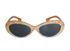 Burberry B 4278 Oval Glitter Sunglasses, front view