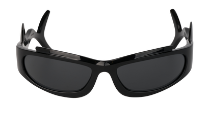 Burberry B4399 Turner Shark Sunglasses, &pound;90, Accessories, Black, Front view