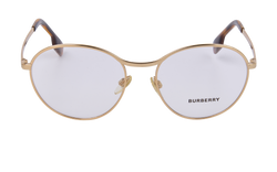 Burberry B1337 Fashion Glasses, Metal, Gold, DB/B, 3*