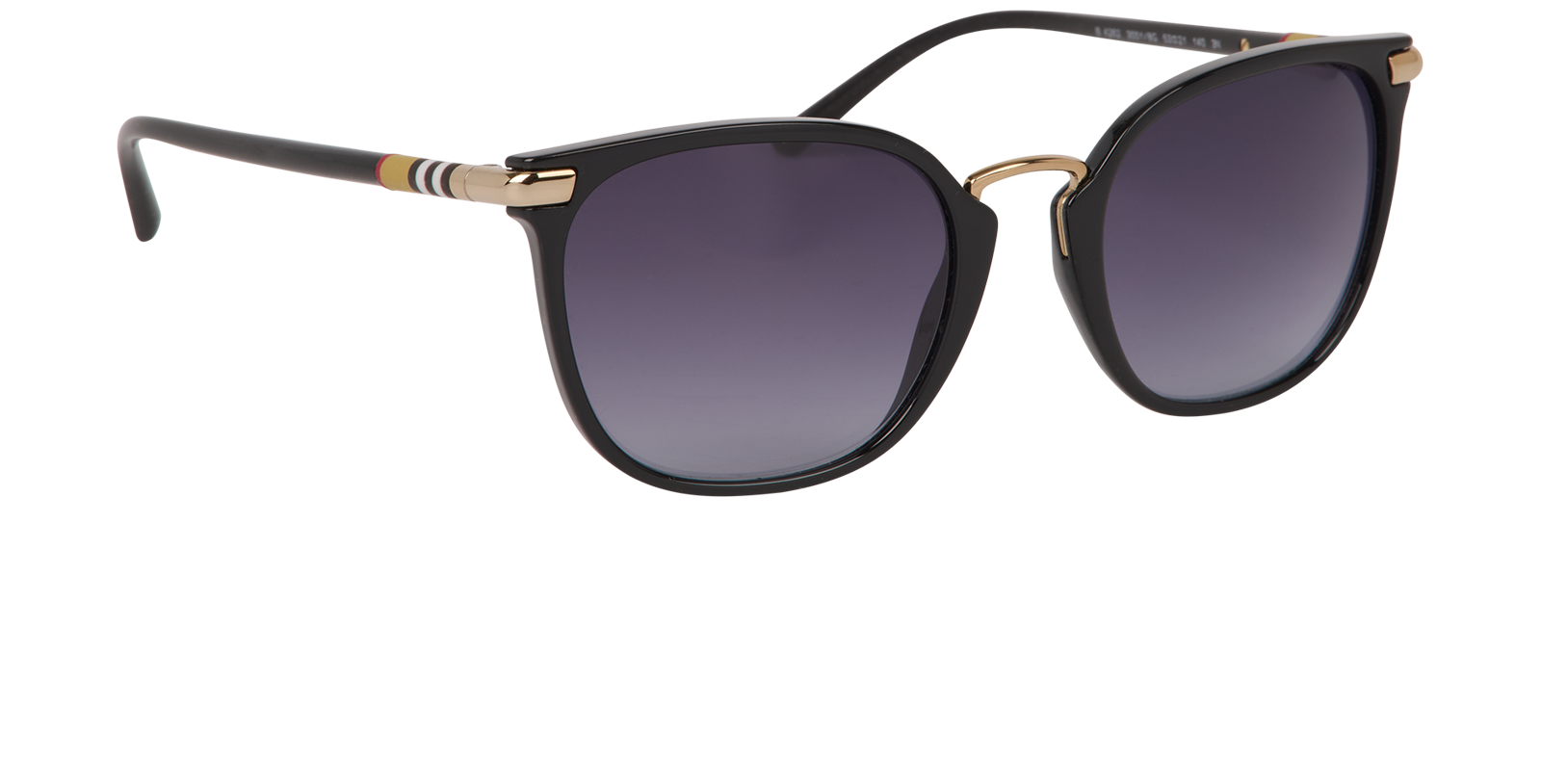 Burberry B4262 Cat Eye Sunglasses, &pound;110, Accessories, Black, Side view