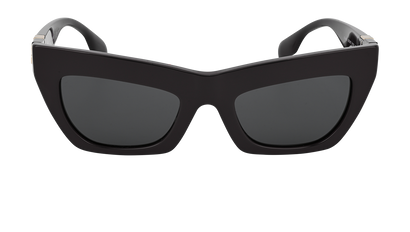 Burberry B 4405 Cat Eye Sunglasses, &pound;85, Accessories, Purple, Front view