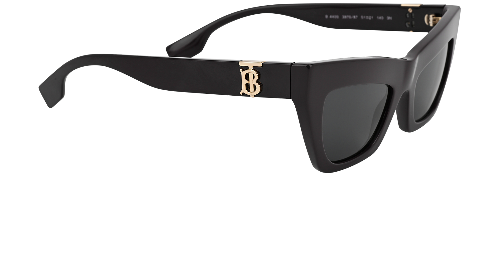 Burberry B 4405 Cat Eye Sunglasses, &pound;85, Accessories, Purple, Side view