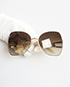 6049-B Oval Sunglasses, front view