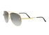 Cartier Panthere de Cartier Aviator Sunglasses, bottom view