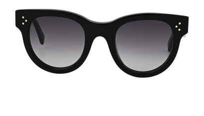 Celine CL4003IN Round Sunglasses, &pound;150, Accessories, Black, Front view