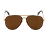 Celine CL41391S Aviator Sunglasses, &pound;95, Accessories, Brown/Gold, Front view