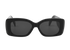 Celine CL40282U Triomphe Rectangle Sunglasses, &pound;275, Accessories, Black, Front view