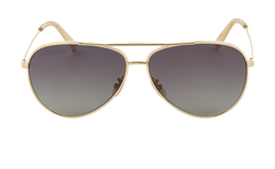 Celine Aviator Sunglasses, Metal, Gold, CL400620, B, 3*