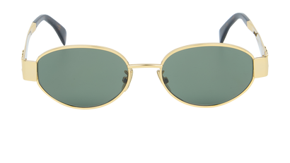 Celine CL40235U Triomphe Oval Sunglasses, front view
