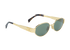 Celine CL40235U Triomphe Oval Sunglasses, side view
