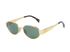 Celine CL40235U Triomphe Oval Sunglasses, bottom view