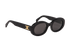 Celine CL40194U Oval Sunglasses, &pound;190, Accessories, Black, Side view