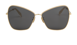 Celine CL40080U Sunglasses, Metal, Gold, C, 2*