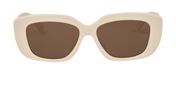 Celine CL40216U Triomphe Sunglasses, Acetate, Cream, C, 3*