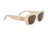 Celine CL40216U Triomphe Sunglasses, &pound;220, Accessories, Cream, Side view